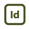 Icône Adobe InDesign pour la mise en page éditoriale et le print par Sandy Kanaan, freelance à Bordeaux.Adobe InDesign icon for print layout and editorial design by Sandy Kanaan, freelance designer in Bordeaux.