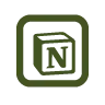 Icône Notion pour l'organisation, le suivi client et la gestion de projet par Sandy Kanaan à Bordeaux.Notion workspace icon for project management and client workflow tracking by Sandy Kanaan in Bordeaux.