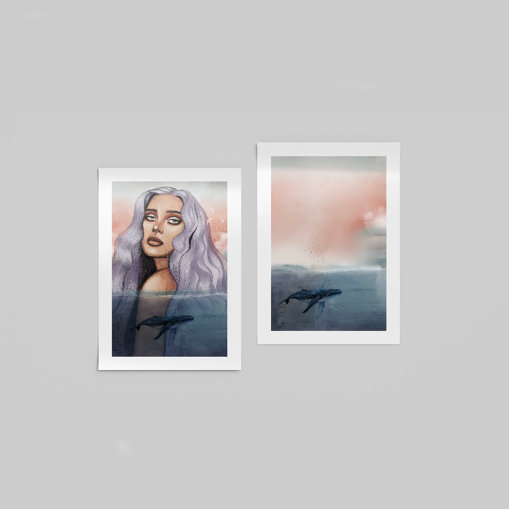 Couverture de livre illustrée à la main sur Procreate et mise en page sur InDesign par Sandy Kanaan.