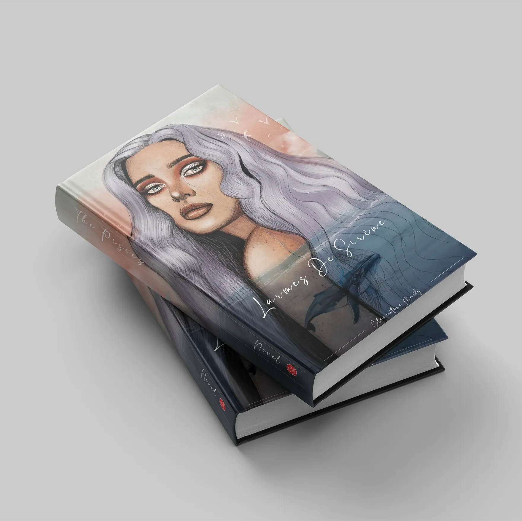 Illustration Procreate et design de couverture de livre par l'artiste et l'illustratrice Sandy Kanaan freelancer a nice.