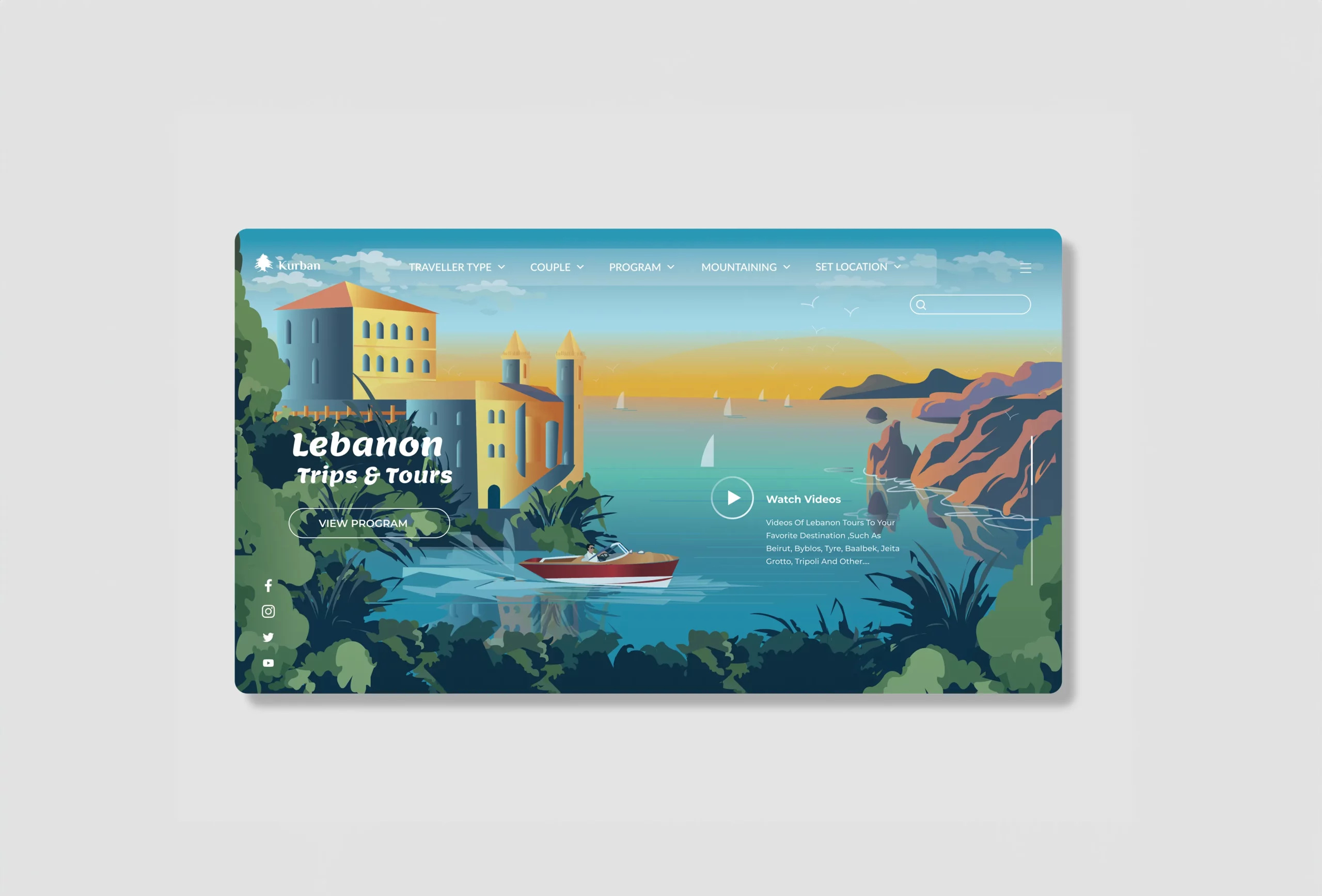 illustration de hero section crée par sandy kanaan illustratrice illustrator et ui designer freelancer a nice