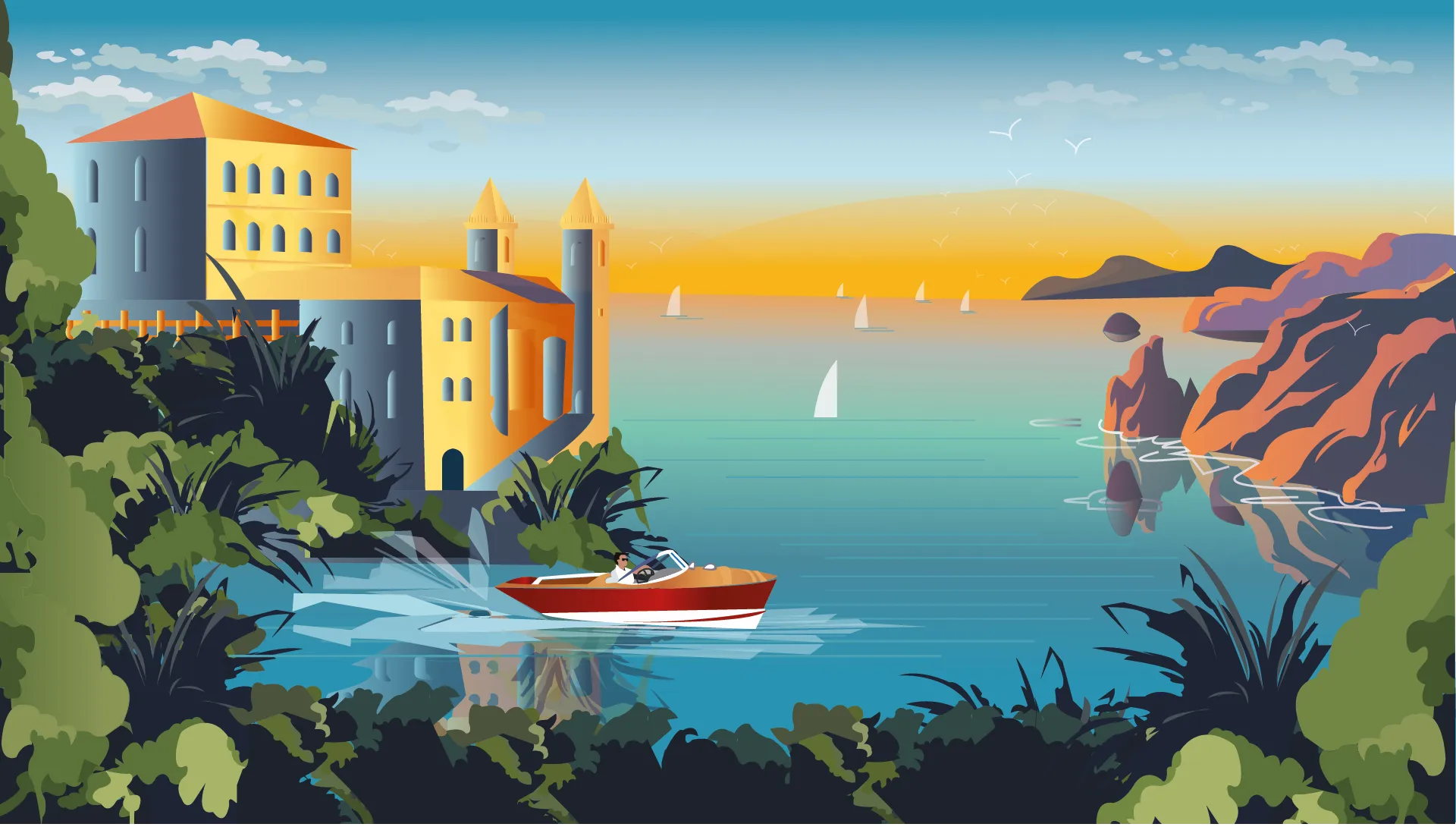 illustration crée par sandy kanaan illlustratrice designer a nice